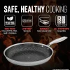 Hell's Kitchen Hybrid Try-Ply Stainless Steel 11" Frying Pan
