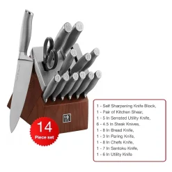 Henckels International Modernist 14-Pc. Self Sharpening Knife Block Set