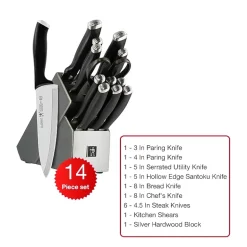 Henckels International Silvercap 14-pc. Knife Block Set