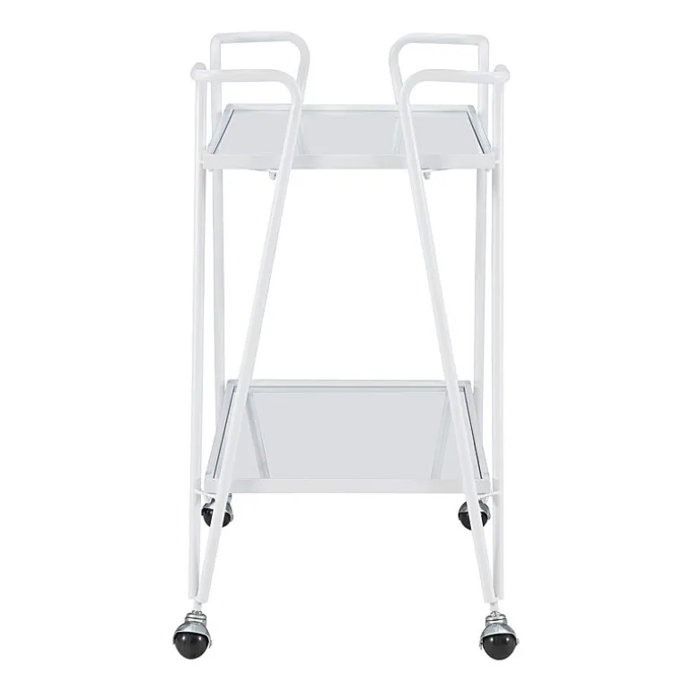 Hera Glass-Top Bar Cart