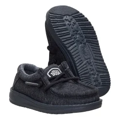 HEYDUDE Wally Stretch Jersey Toddler Boys Round Closed Toe Slip-On Shoe