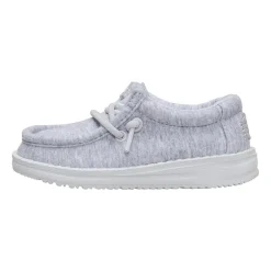 HEYDUDE Wally Stretch Jersey Toddler Boys Round Closed Toe Slip-On Shoe