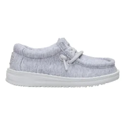 HEYDUDE Wally Stretch Jersey Toddler Boys Round Closed Toe Slip-On Shoe