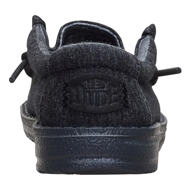 HEYDUDE Wally Stretch Jersey Toddler Boys Round Closed Toe Slip-On Shoe