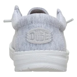 HEYDUDE Wally Stretch Jersey Youth Boys Round Closed Toe Slip-On Shoe