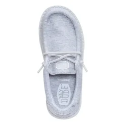 HEYDUDE Wally Stretch Jersey Youth Boys Round Closed Toe Slip-On Shoe