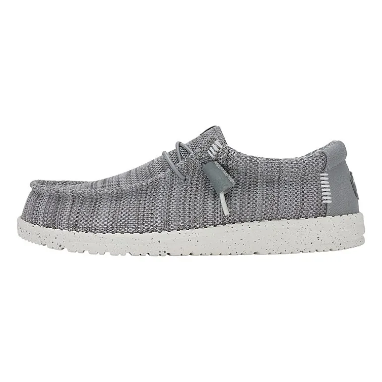 HEYDUDE Wally Stretch Sox Mens Round Closed Toe Slip-On Shoe