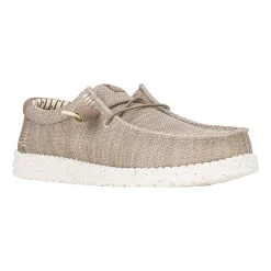 HEYDUDE Wally Stretch Sox Mens Round Closed Toe Slip-On Shoe