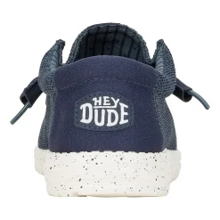 HEYDUDE Wally Stretch Sox Mens Round Closed Toe Slip-On Shoe