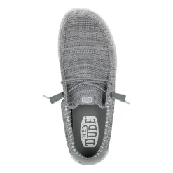 HEYDUDE Wally Stretch Sox Mens Round Closed Toe Slip-On Shoe