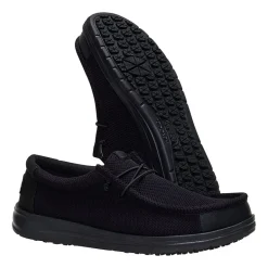 HEYDUDE Wally Work CE Mens Round Closed Toe Slip-On Shoe
