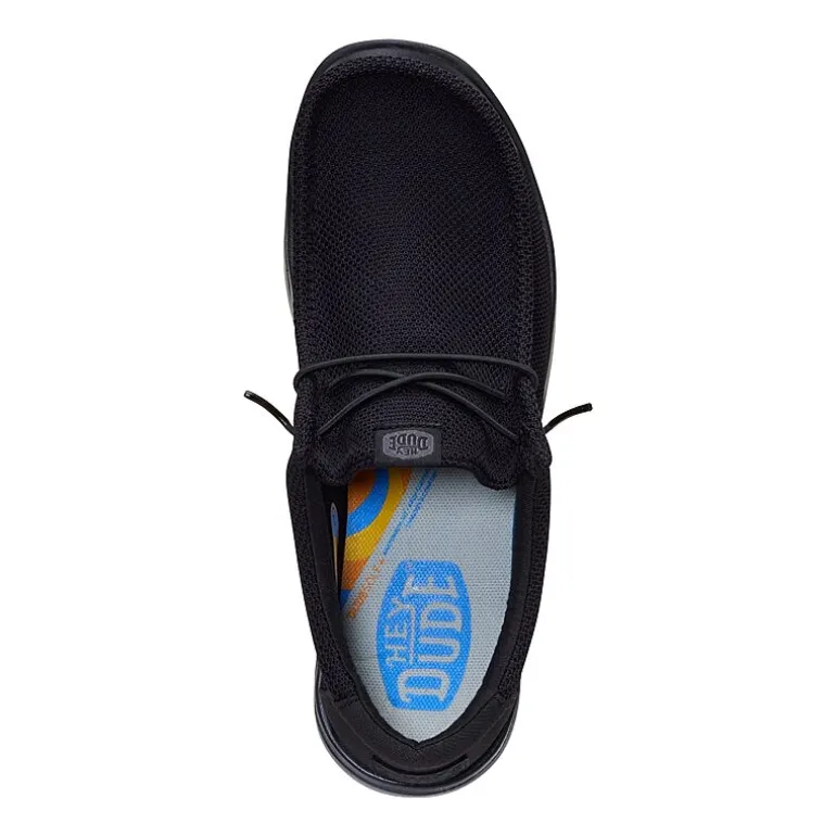 HEYDUDE Wally Work CE Mens Round Closed Toe Slip-On Shoe