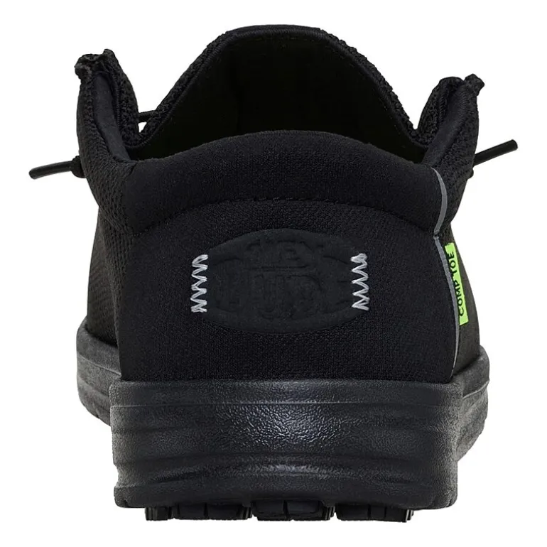 HEYDUDE Wally Work CT Mens Round Slip-On Shoe