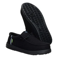 HEYDUDE Wally Work CT Mens Round Slip-On Shoe