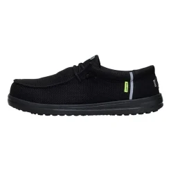 HEYDUDE Wally Work CT Mens Round Slip-On Shoe