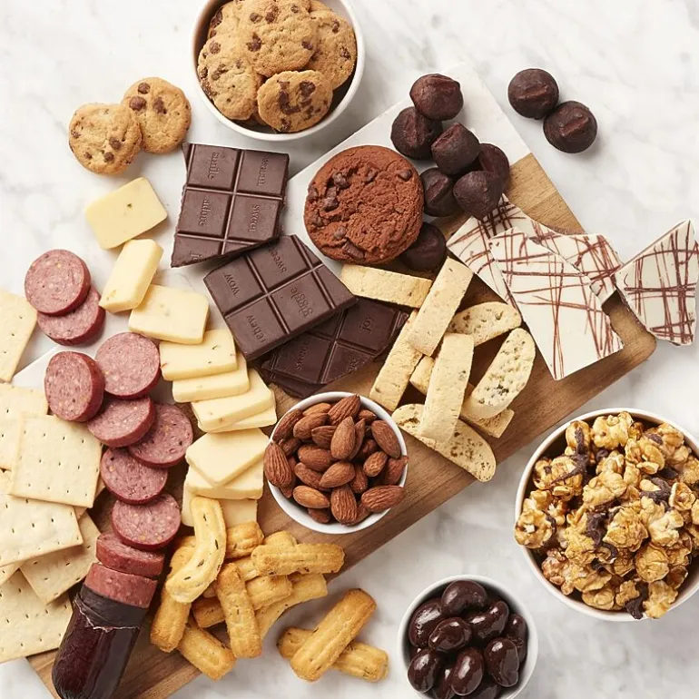 Hickory Farms Delightful Decadence Gift Basket Set