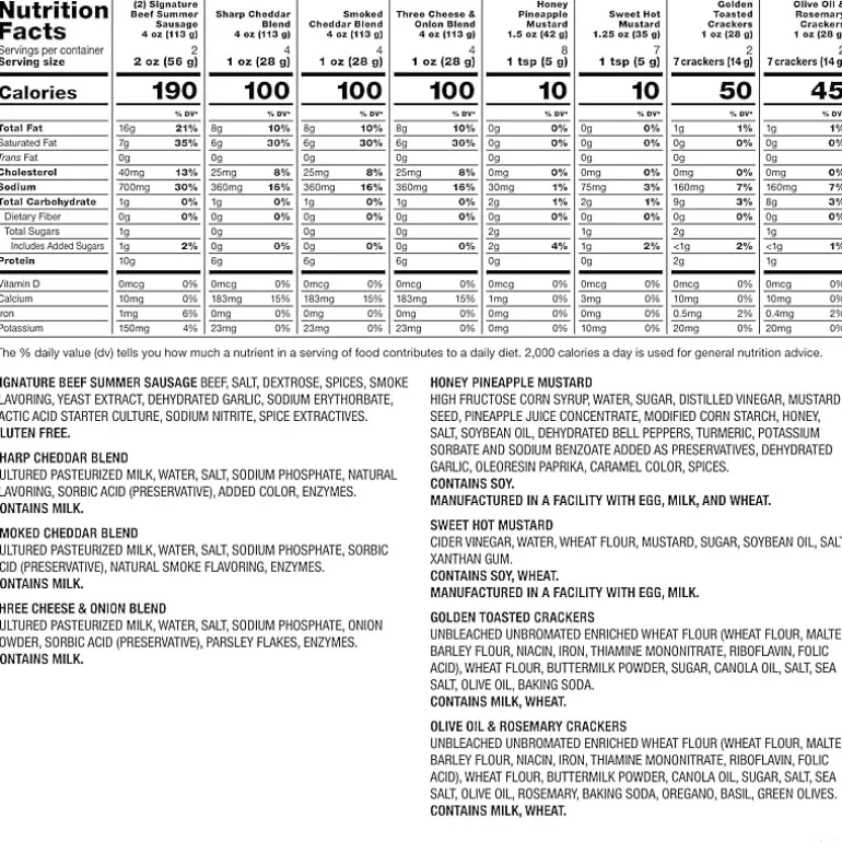 Hickory Farms Signature Flavors Gift Basket Set