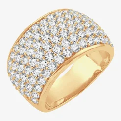 (H-I / I1) 3 CT. T.W. Lab Grown White Diamond 10K Gold Anniversary Band