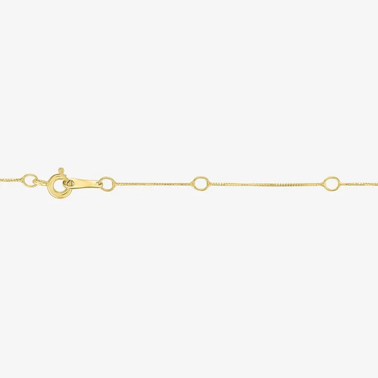 (H-I / I1) Womens 1/3 CT. T.W. Lab Grown White Diamond 10K Gold Cross 18 Inch Pendant Necklace