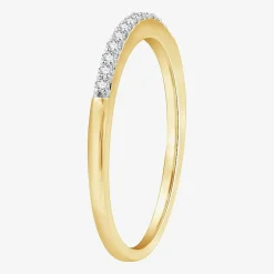 (H-I / I1) Womens 1/2 CT. T.W. Lab Grown White Diamond 14K Gold Over Silver Side Stone Bridal Set