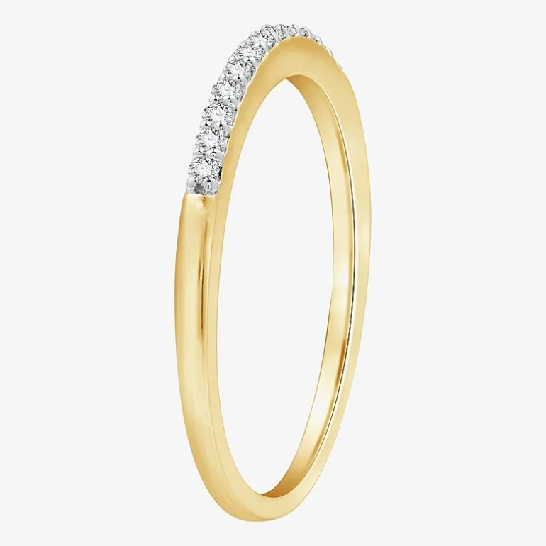 (H-I / I1) Womens 1/2 CT. T.W. Lab Grown White Diamond 14K Gold Over Silver Side Stone Bridal Set