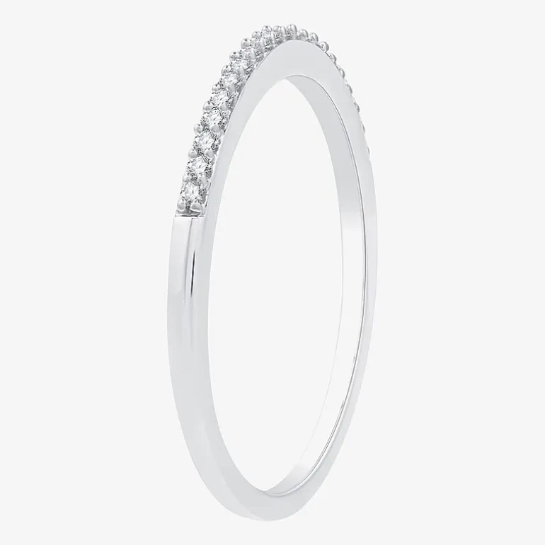 H -I/ I1 Womens 1/2 CT. T.W. Lab Grown White Diamond Sterling Silver Side Stone Halo Bridal Set