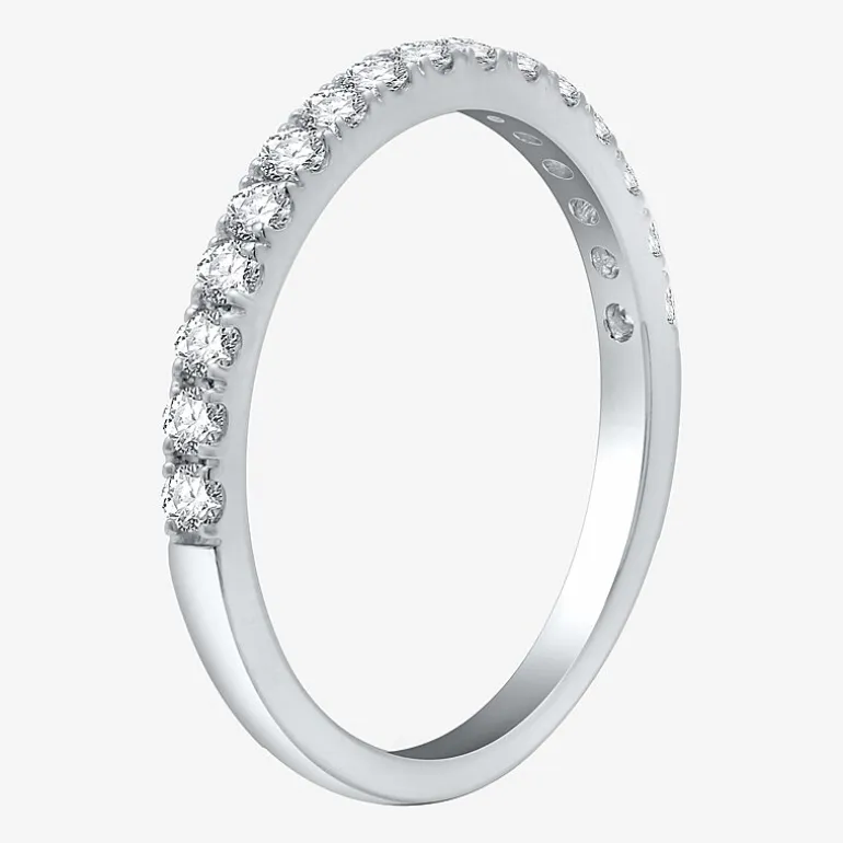 (H-I / Si2-I1) Womens 1 3/4 CT. T.W. Lab Grown White Diamond 10K Gold Pear Side Stone Halo Bridal Set