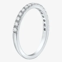 (H-I / Si2-I1) Womens 1 3/4 CT. T.W. Lab Grown White Diamond 10K Gold Cushion Side Stone Halo Bridal Set
