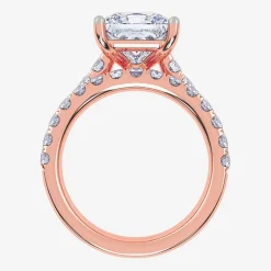 (H-I / SI1-SI2) Signature By Modern Bride Womens 2 1/2 CT. TW. Lab Grown White Diamond in 14K Gold Princess Bridal Set