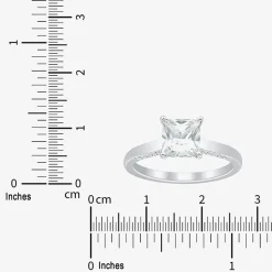 (H-I / Si1-Si2) Womens 1 3/4 CT. T.W. Lab Grown White Diamond 10K Gold Solitaire Engagement Ring