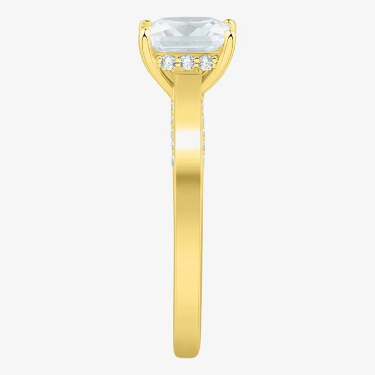 (H-I / Si1-Si2) Womens 1 3/4 CT. T.W. Lab Grown White Diamond 10K Gold Solitaire Engagement Ring