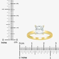 (H-I / Si1-Si2) Womens 1 3/4 CT. T.W. Lab Grown White Diamond 10K Gold Solitaire Engagement Ring