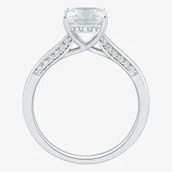 (H-I / Si1-Si2) Womens 1 3/4 CT. T.W. Lab Grown White Diamond 10K Gold Solitaire Engagement Ring