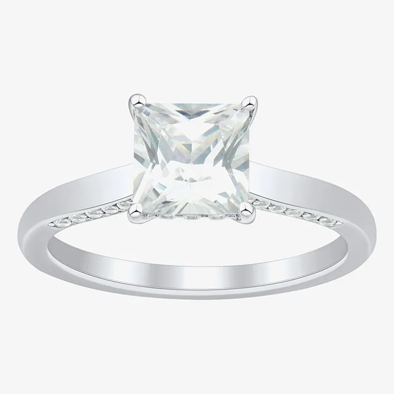 (H-I / Si1-Si2) Womens 1 3/4 CT. T.W. Lab Grown White Diamond 10K Gold Solitaire Engagement Ring