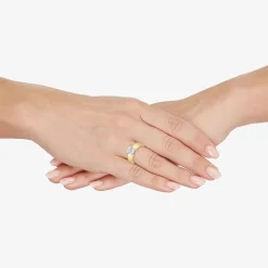 (H-I / Si2) Womens 2 CT. T.W. Lab Grown White Diamond 14K Gold Solitaire Engagement Ring