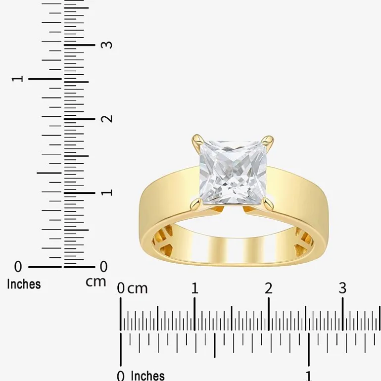 (H-I / Si2) Womens 2 CT. T.W. Lab Grown White Diamond 14K Gold Solitaire Engagement Ring