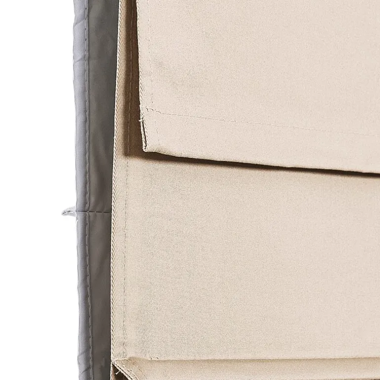 Home Basics Classic Cotton Twill Fabric With Blackout Liner Custom Cordless Blackout Roman Shade