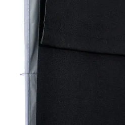 Home Basics Classic Cotton Twill Fabric With Blackout Liner Custom Cordless Blackout Roman Shade