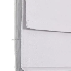 Home Basics Classic Cotton Twill Fabric With Blackout Liner Custom Cordless Blackout Roman Shade