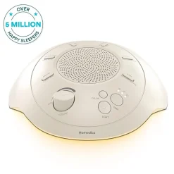 HoMedics Portable Sound Machine With Night Light Sound Machine