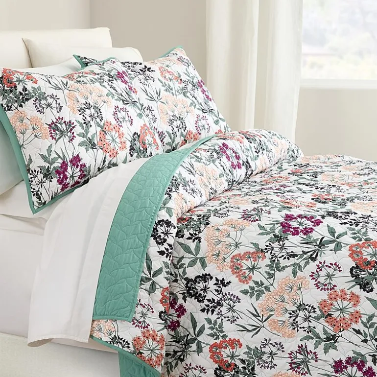 Home Expressions Avery Floral Quilt Set