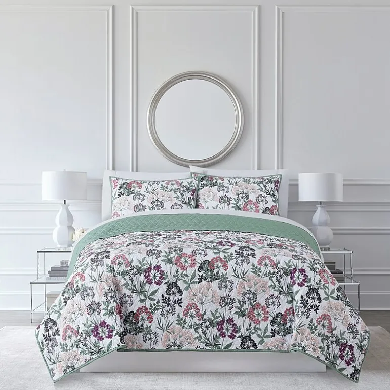 Home Expressions Avery Floral Quilt Set