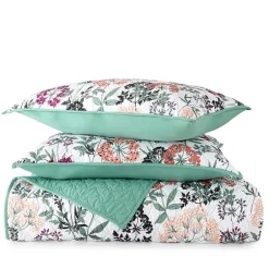 Home Expressions Avery Floral Quilt Set