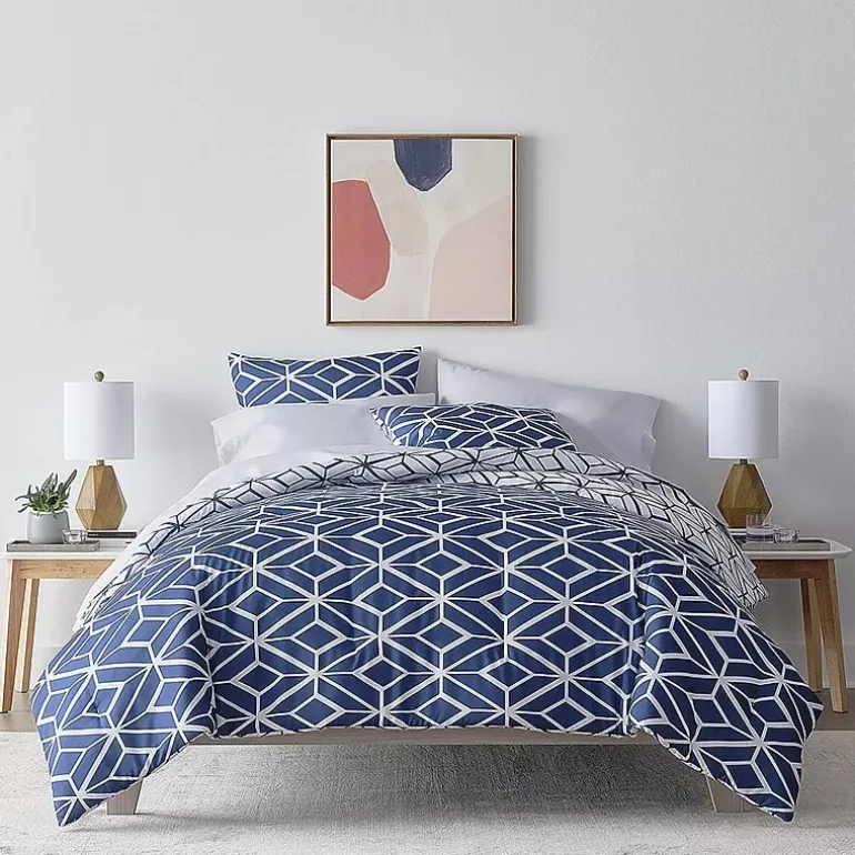 Home Expressions Ayden Geometric Reversible Complete Bedding Set with Sheets
