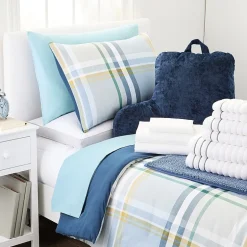Home Expressions Callum Plaid Complete Bedding Set with Sheets