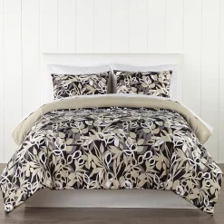 Home Expressions Casey Leaves Complete Bedding Set with Sheets