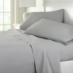 Home Expressions Cool And Crisp 6pc Cotton Percale Sheet Set