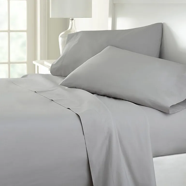 Home Expressions Cool And Crisp 6pc Cotton Percale Sheet Set