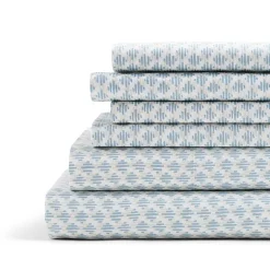 Home Expressions Cool And Crisp 6pc Cotton Percale Sheet Set