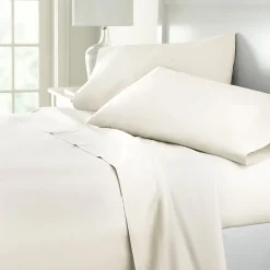 Home Expressions Cool And Crisp 6pc Cotton Percale Sheet Set